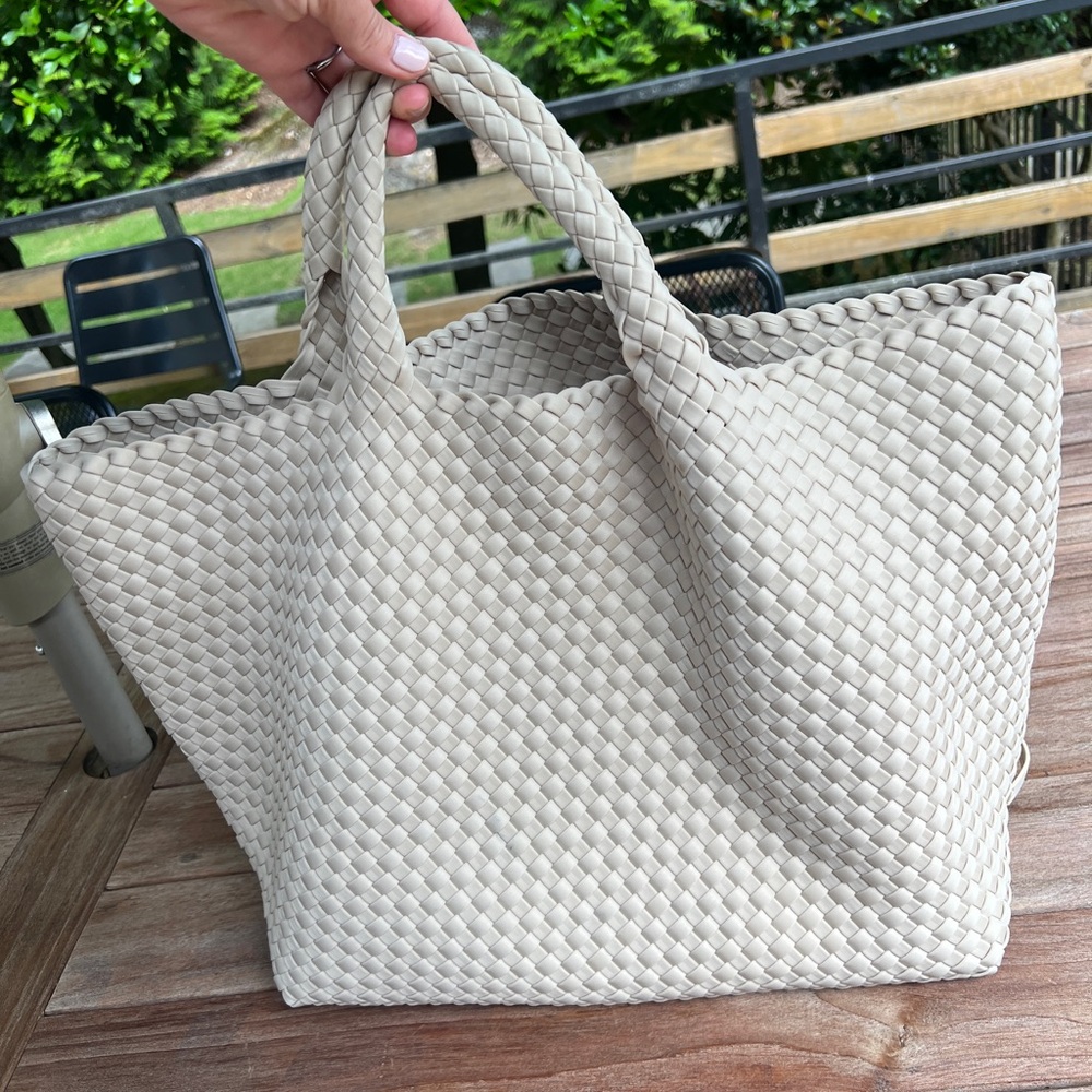 Naghedi Large Tote-Ecru
